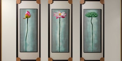 一涵汴绣手工刺绣客厅装饰画