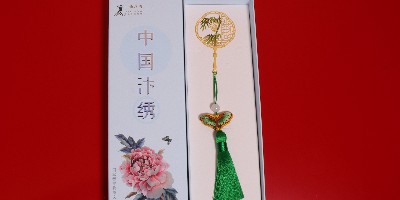 送外国朋友礼物刺绣书签
