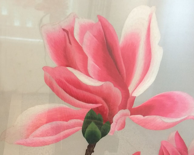 玉兰屏风细节展示