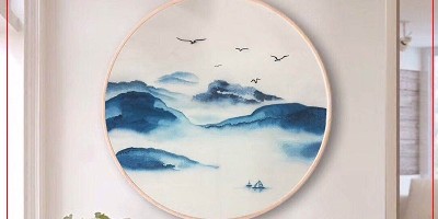 玄关山水画，打造诗意家居