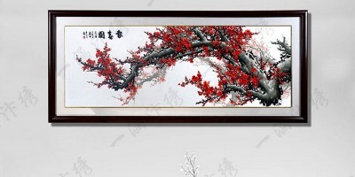 一幅红梅报春，解你乔迁送礼难题