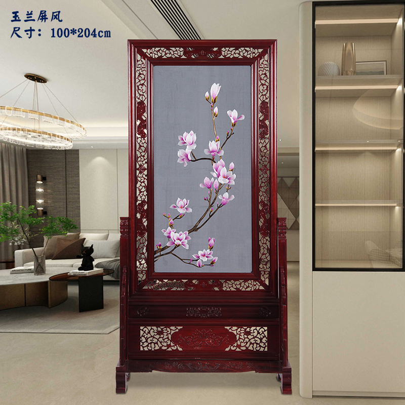 玉兰花鸟