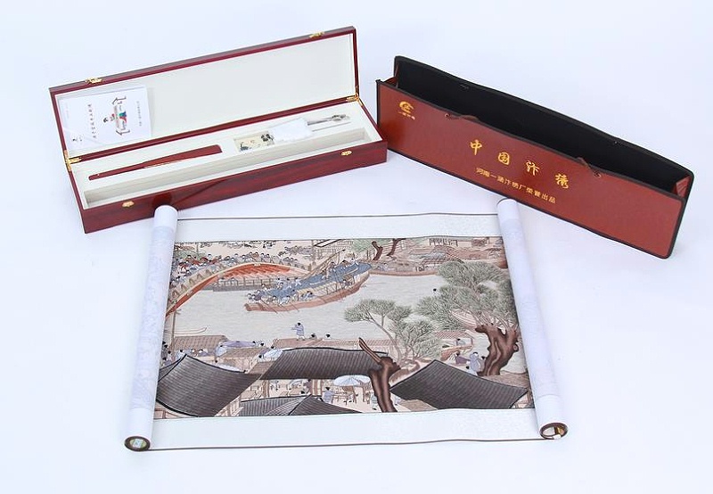 河南特色礼品开封汴绣清明上河图