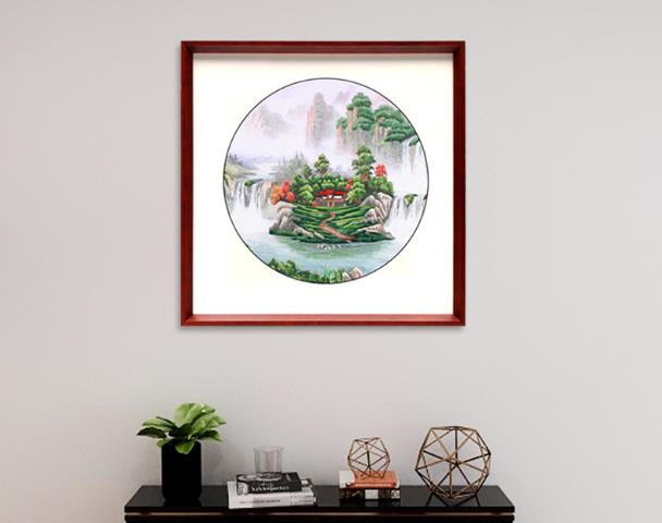 中式餐厅装饰画——灵气山水 中式餐厅装饰画——灵气山水