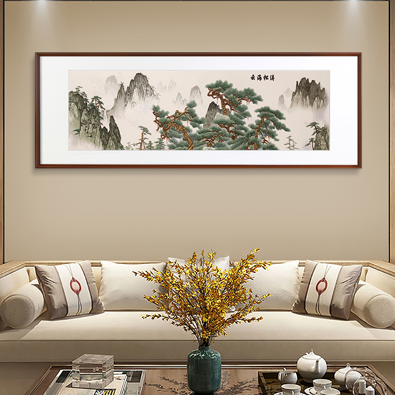 客厅挂什么画吉祥？这3幅山水画“旺家富贵”，能让家更有格调！