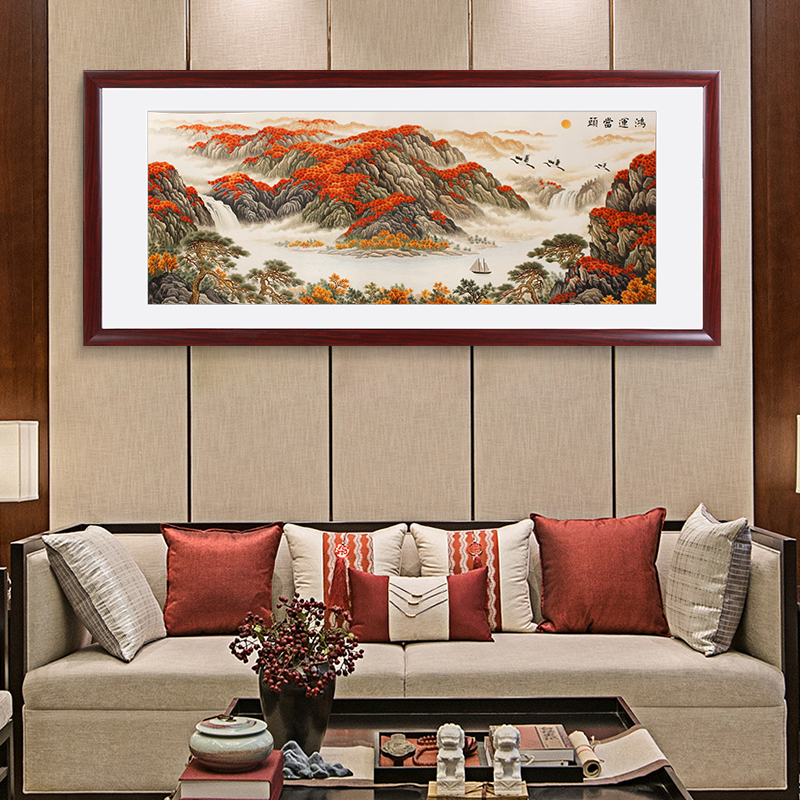 “客厅挂三样，人财两不旺”，客厅挂画有讲究，家里再大也别犯忌
