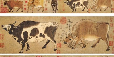 办公室装饰画：新年新气象，在办公室挂上一幅《五牛图》吧