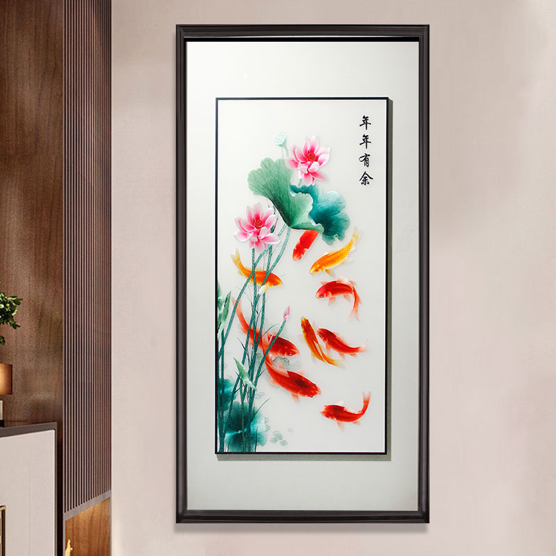 进门正对面挂什么最旺？玄关大白墙有救了，这 3 幅推开门旺家富贵