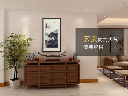 进门玄关画 刺绣江山如此多娇